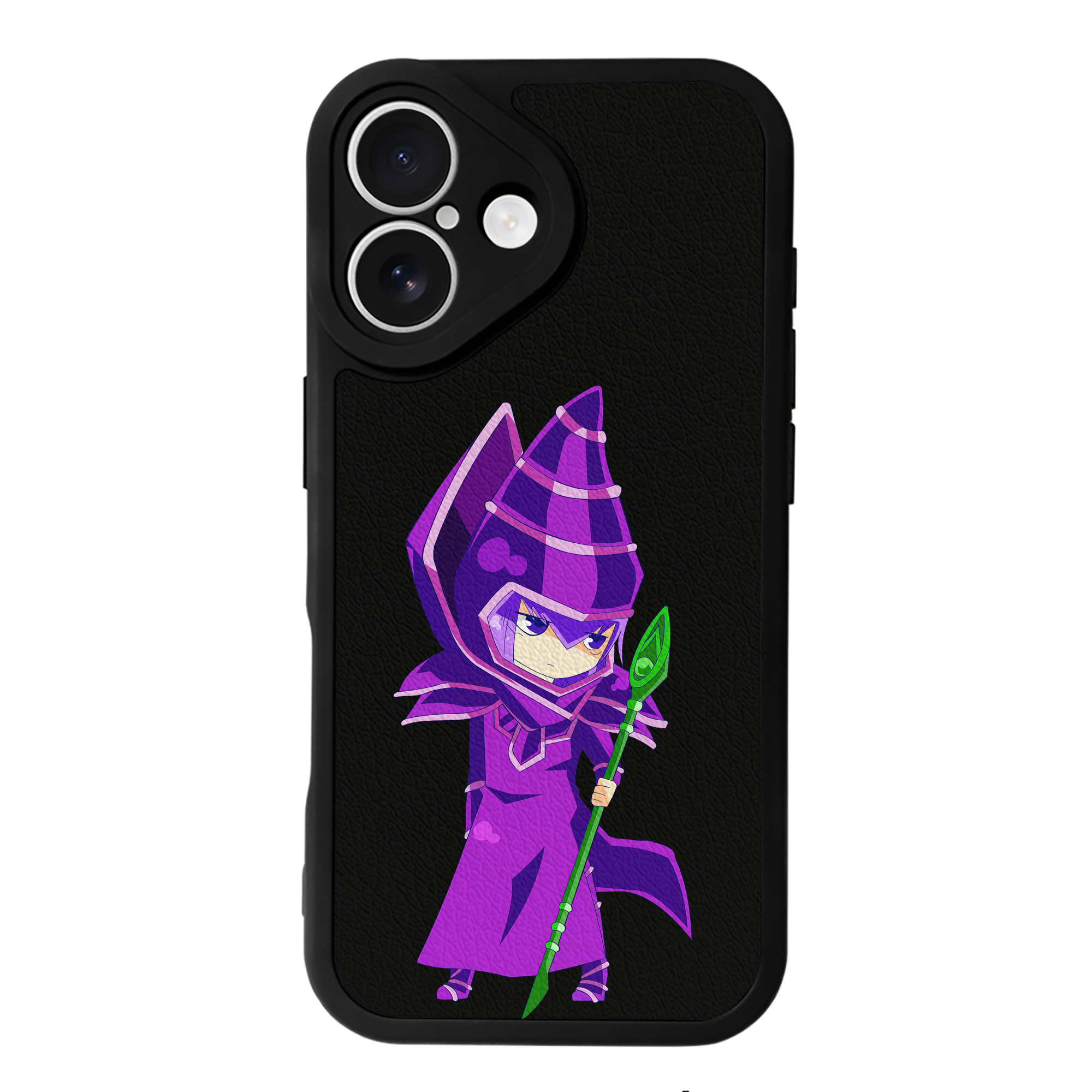 遊☆戯☆王 Yu-Gi-Oh! 【iPhone 16シリーズ対応】シリコンスマホケース（レザー調） 材質：シリコン